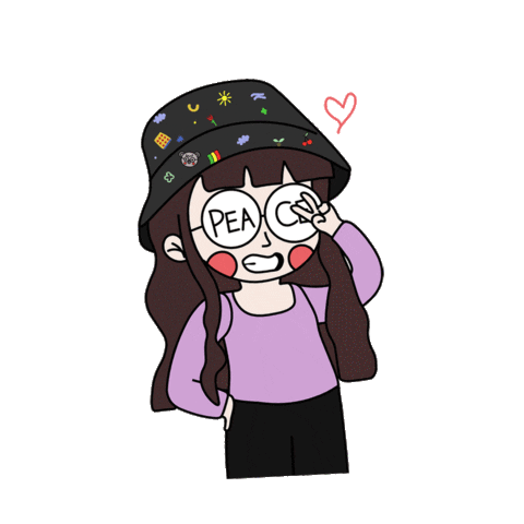 Happy Peace Sticker by Itisyourss