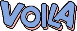 French Ta Da Sticker by Poppy Deyes