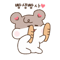 zzibbang 릴리 빵 빵순이 찌빵이 Sticker