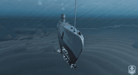 WorldofWarships giphyupload sub navy submarine GIF
