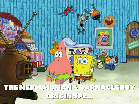 season 8 mermaid man begins GIF by SpongeBob SquarePants