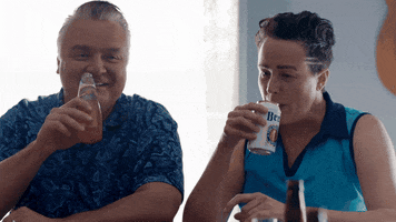 Drinking Beer Laughing GIF by Angela Shelton