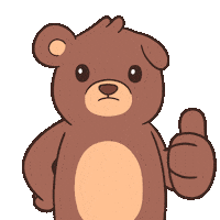 No Way Thumbs Down Sticker by BEARISH