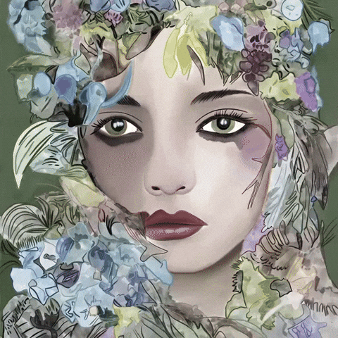 Fall Flowers GIF by The LSD Hotel