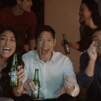 Heineken happy football party excited GIF