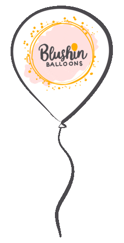 BlushinBalloons giphyupload party balloon blushinballoons Sticker