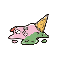 夏 アイス Sticker by PHADS