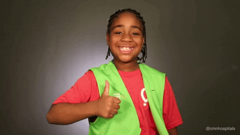 dance marathon thumbs up GIF by Children's Miracle Network Hospitals