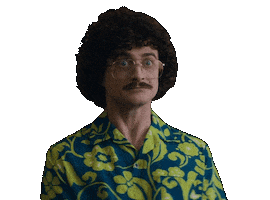 Surprised Daniel Radcliffe Sticker by The Roku Channel