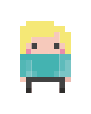 8Bit Dziewczynka Sticker by Programistki są super