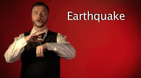 Sign Language Earthquake GIF by Sign with Robert