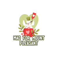 Main Street Heart Sticker by Anna Claire