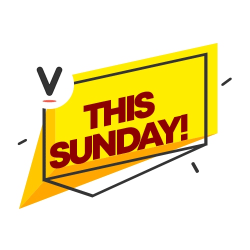 Sunday Sticker by Vendorzs