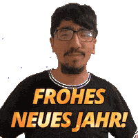 Frohes Neues Jahr Sticker