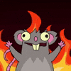 Burning Mickey Mouse GIF by Web3 Playboys