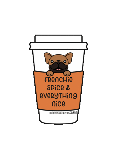 French Bulldog Fall Sticker by frenchiefriendsbrand