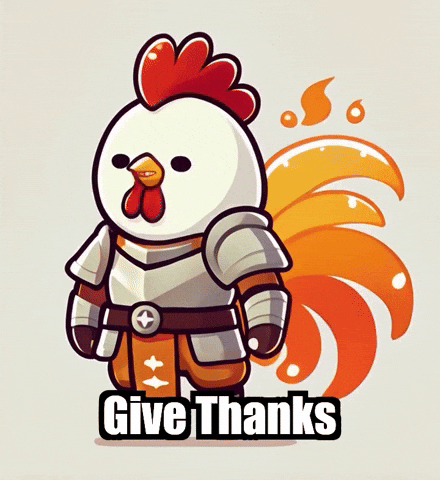 Give Thanks Gratitude GIF by Zorooster