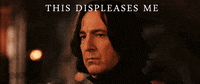 disappointed harry potter GIF