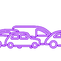 Neon Skate Sticker