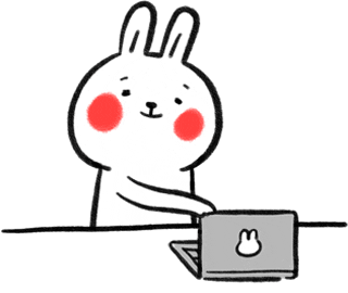 懶散兔與啾先生 Sticker