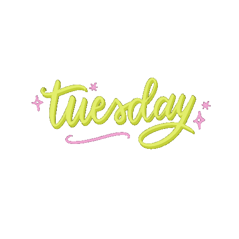 Tuesday Weekday Sticker
