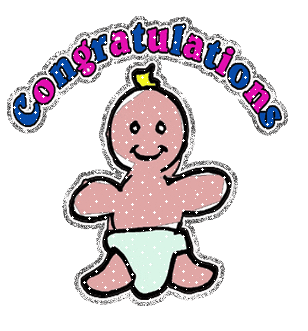 baby congratulations STICKER