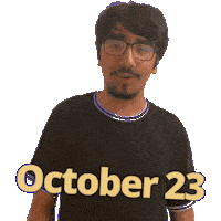 October Sticker