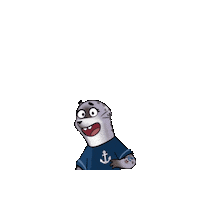 Defencekidz cartoon animal australia seal Sticker