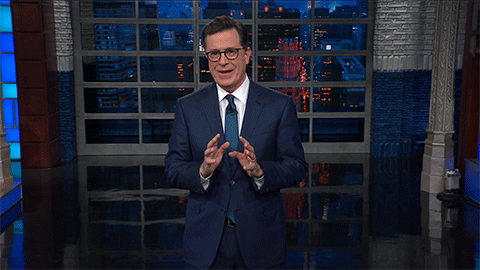 stephen colbert GIF by The Late Show With Stephen Colbert