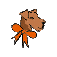 Dog Artist Sticker