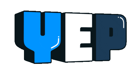 Oh Yeah Yes Sticker by Mat Voyce