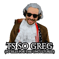 Greg Acting Silly Sticker