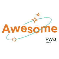 Awesome Sparkle Sticker by FWD Takaful