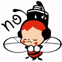 Peebeez no red nope bee GIF