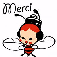 Peebeez red thank you thanks bee GIF