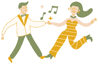 Wedding Happy Dance Sticker