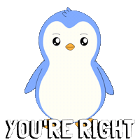 Penguin Truth Sticker by Pudgy Penguins