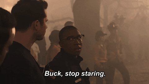 Crossover Staring GIF by 9-1-1: Lone Star