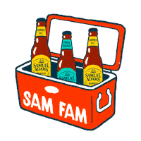 Sam Adams Party Sticker by Samuel Adams Beer