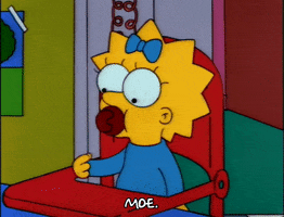 Surprised Season 3 GIF by The Simpsons