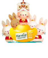 New Year Bunny Sticker by HarvestGourmetMY