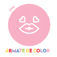 Color Rosa Sticker by Bissú Cosméticos Oficial