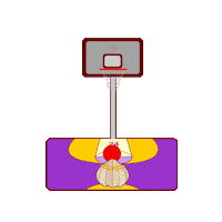 Happy Basketball Sticker