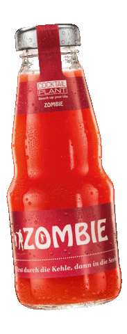 Cocktail_Plant drink cheers zombie cocktail Sticker