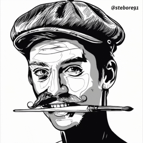 Slow Motion Artist GIF