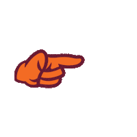 Hand Click Sticker by Susquehanna University