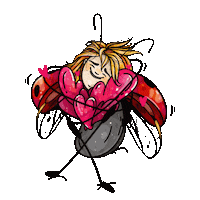 jankamajama love cute i love you hearts Sticker