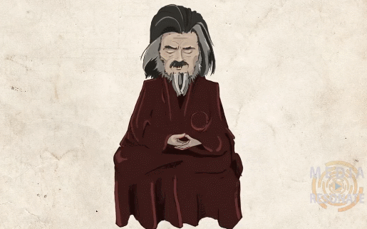 alan watts meditation GIF