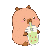 Happy Bubble Tea Sticker