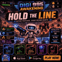 Hold The Line Survival Game GIF by Digi 995